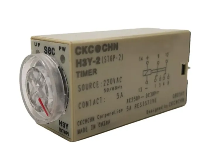 Temporizador OMRON H3Y-2-C 220 VAC 5A